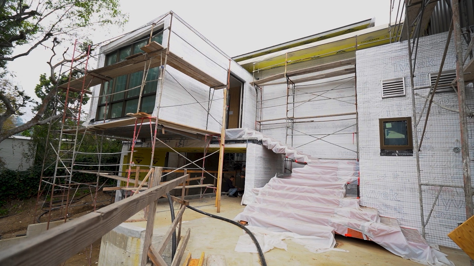 Air Plus HVAC on a new construction site in Los Angeles